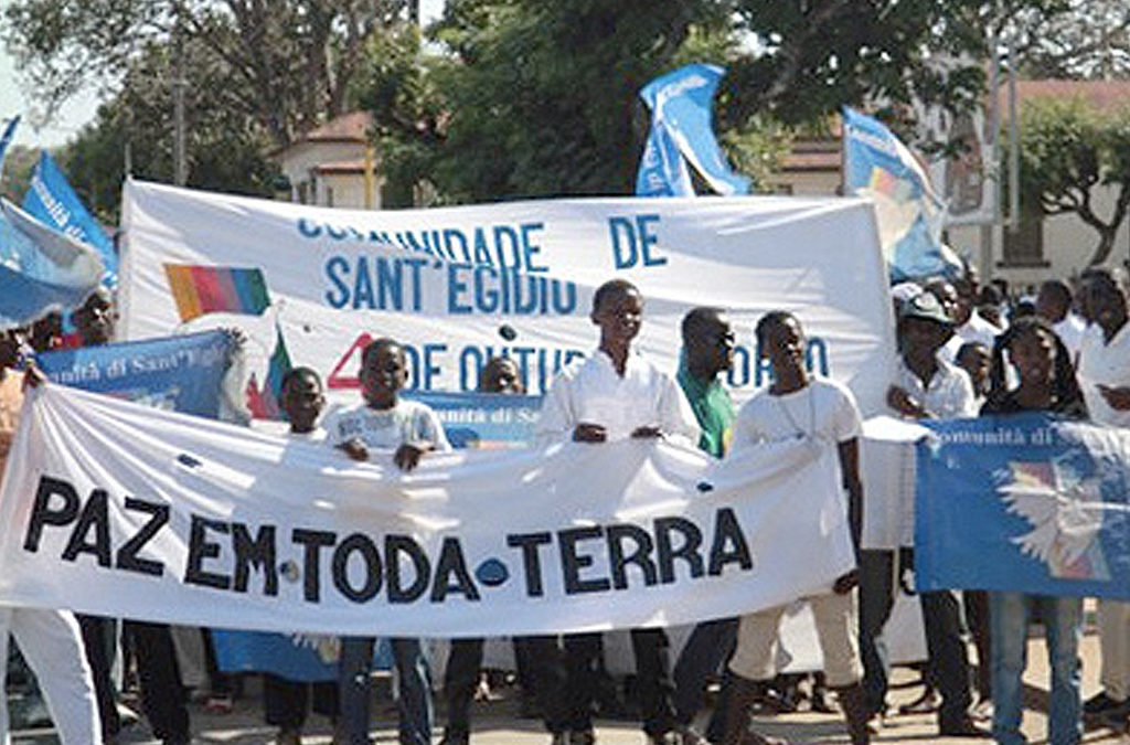 Celebrating the anniversary of peace in Mozambique.