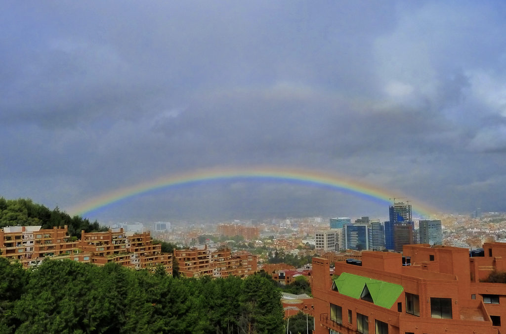 Rainbow over Bogotá by PradaDearest